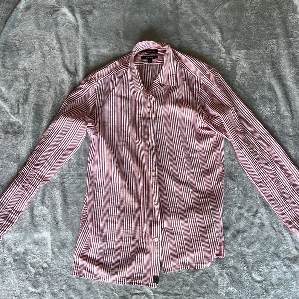 BANANA REPUBLIC Striped Button Down Shirt - Size M - Men